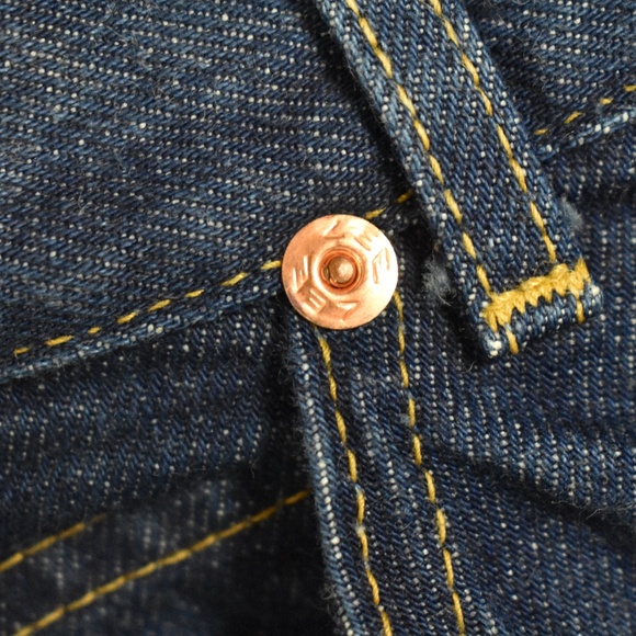 SOLD 70s Lee Riders Jeans Womens Western Cowgirl Stamped Rivets VTG USA - Picture 7 of 8